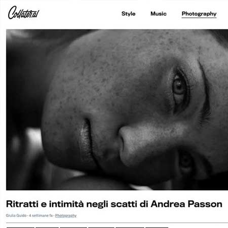 Collateral - Intervista ad Andrea Passon, fotografo ed artista.