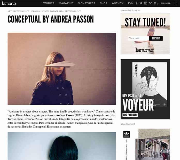 LAMONO - CONCEPTUAL ANDREA PASSON
