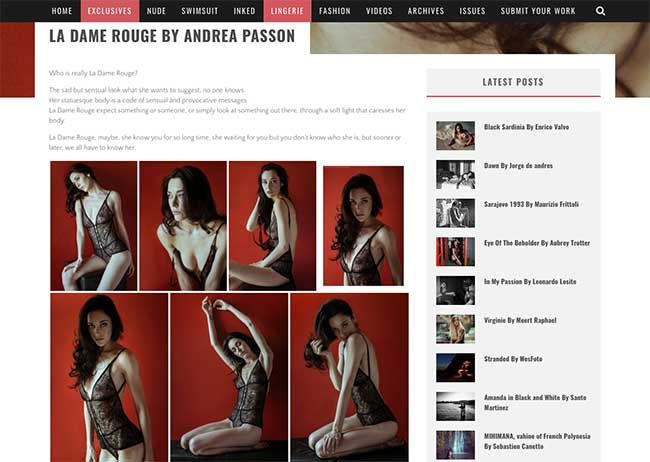 NIF MAGAZINE - LA DAME ROUGE