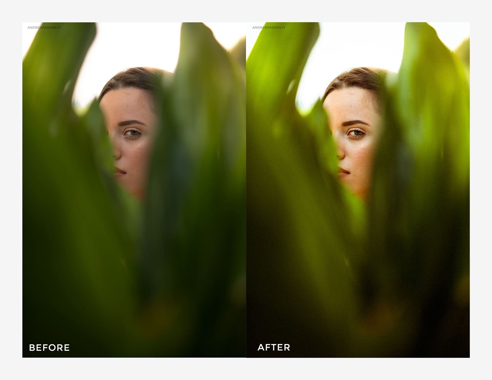 Before & After - Post Produzione Fotografica Professionale a Treviso - Fine Art e Ritratto