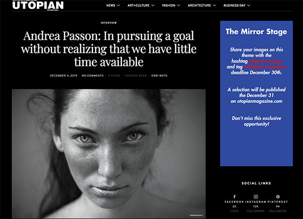 Utopian Magazine - Magazine Parigi - Fotografia Artistica