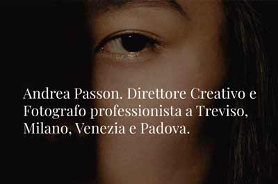 Direttore Creativo e Fotografo - Andrea Passon